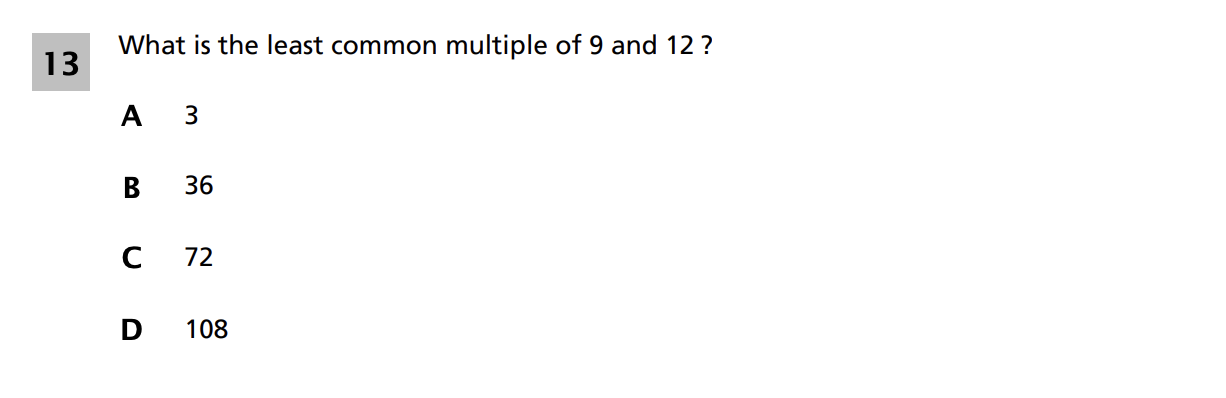 Original screenshot of question 13