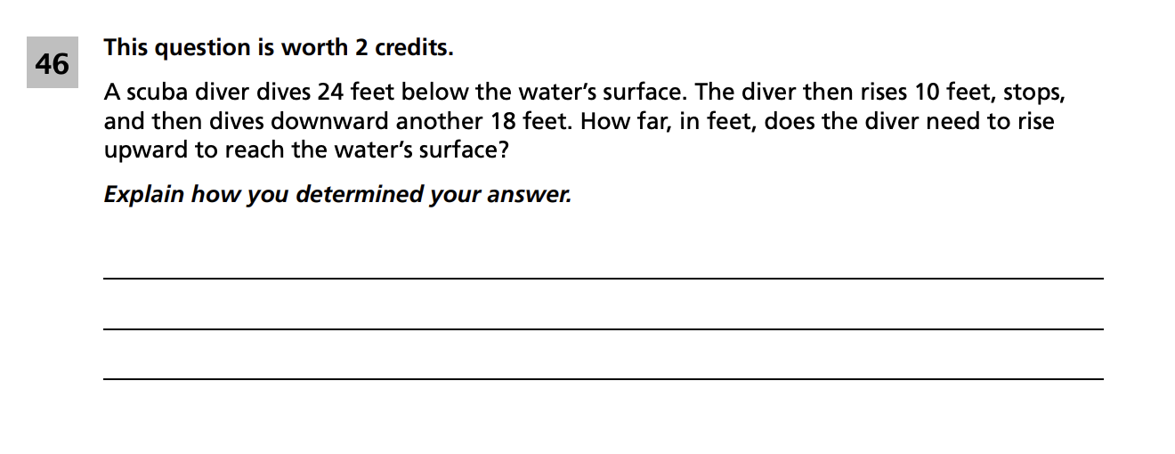 Original screenshot of question 46