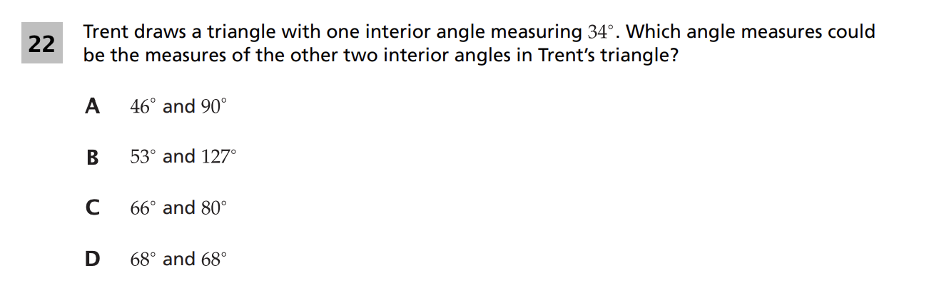 Original screenshot of question 22