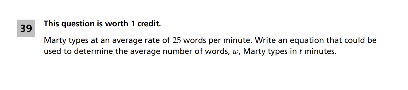 Original screenshot of question 39