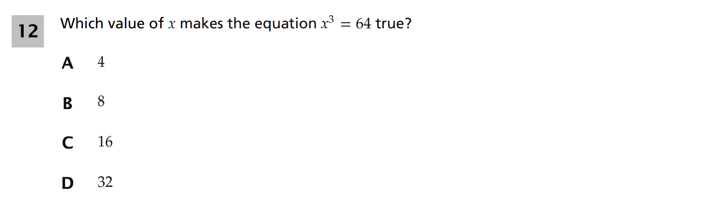 Original screenshot of question 12