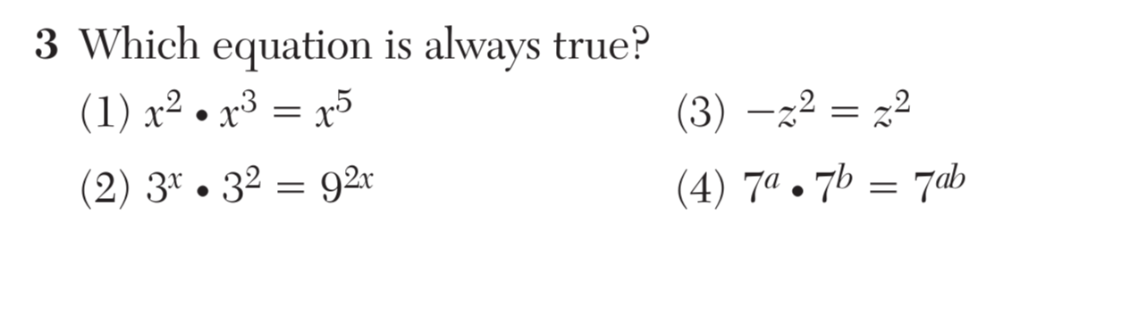 Regents June 2024 Question 3