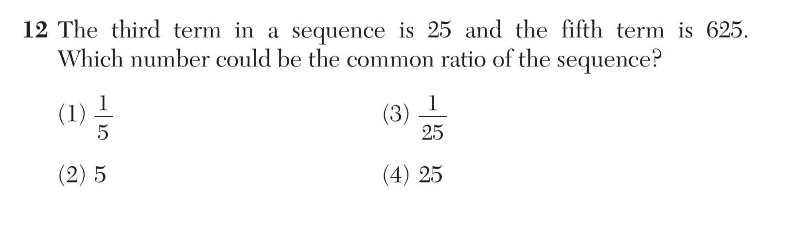 Regents June 2024 Question 12