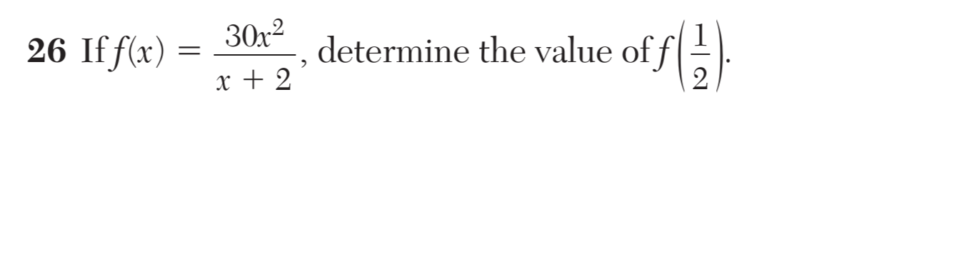 Original screenshot of question 26