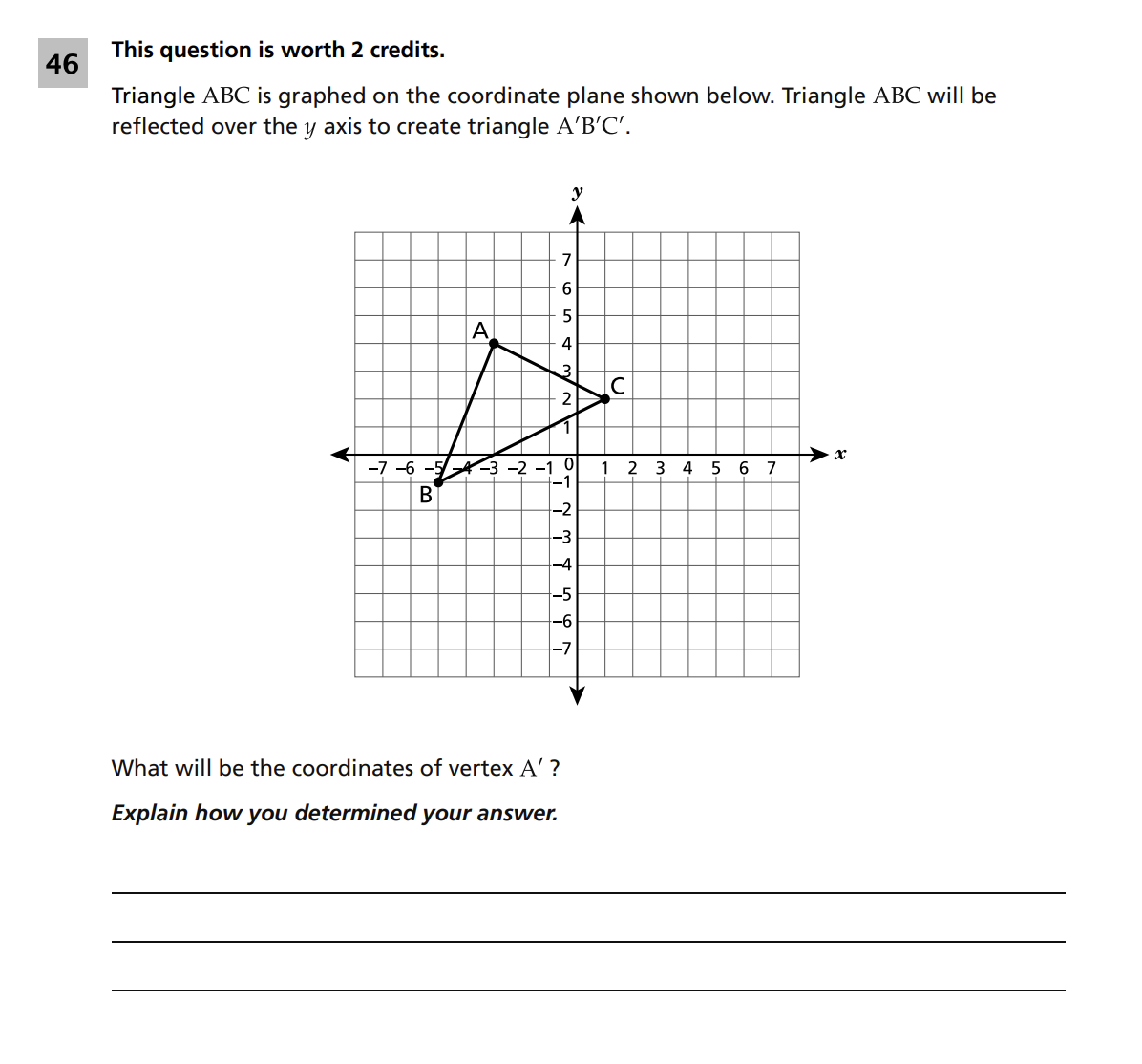 Original screenshot of question 46