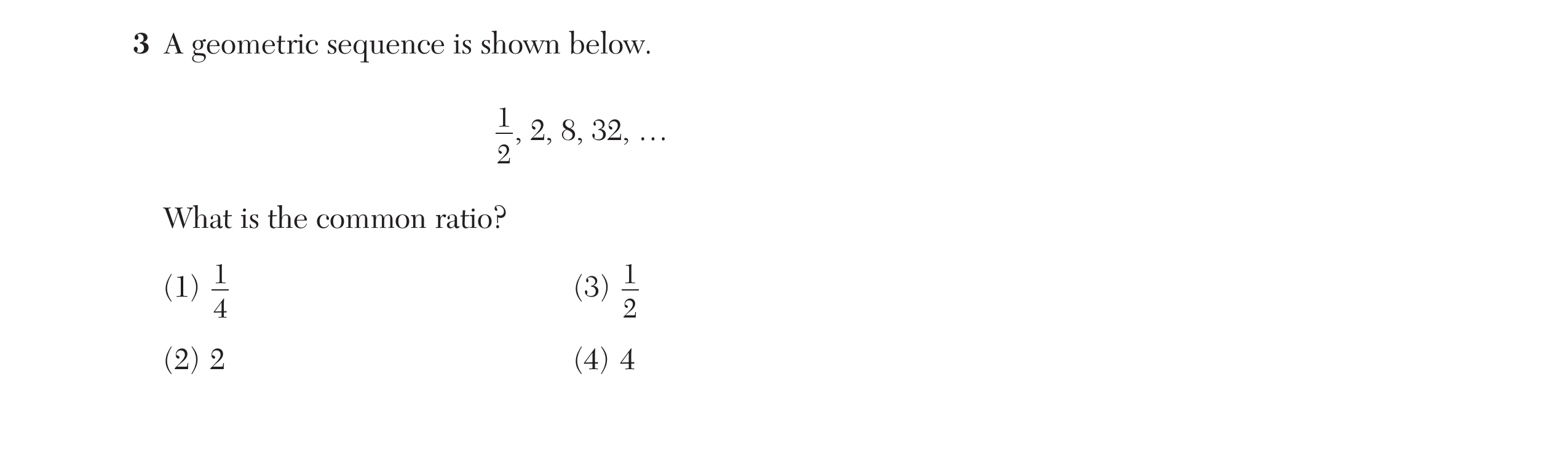 Regents January 2025 Question 3