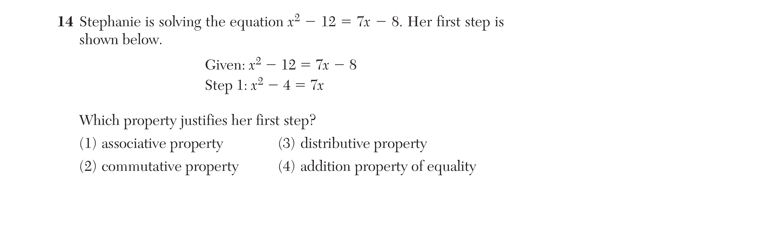 Regents January 2025 Question 14