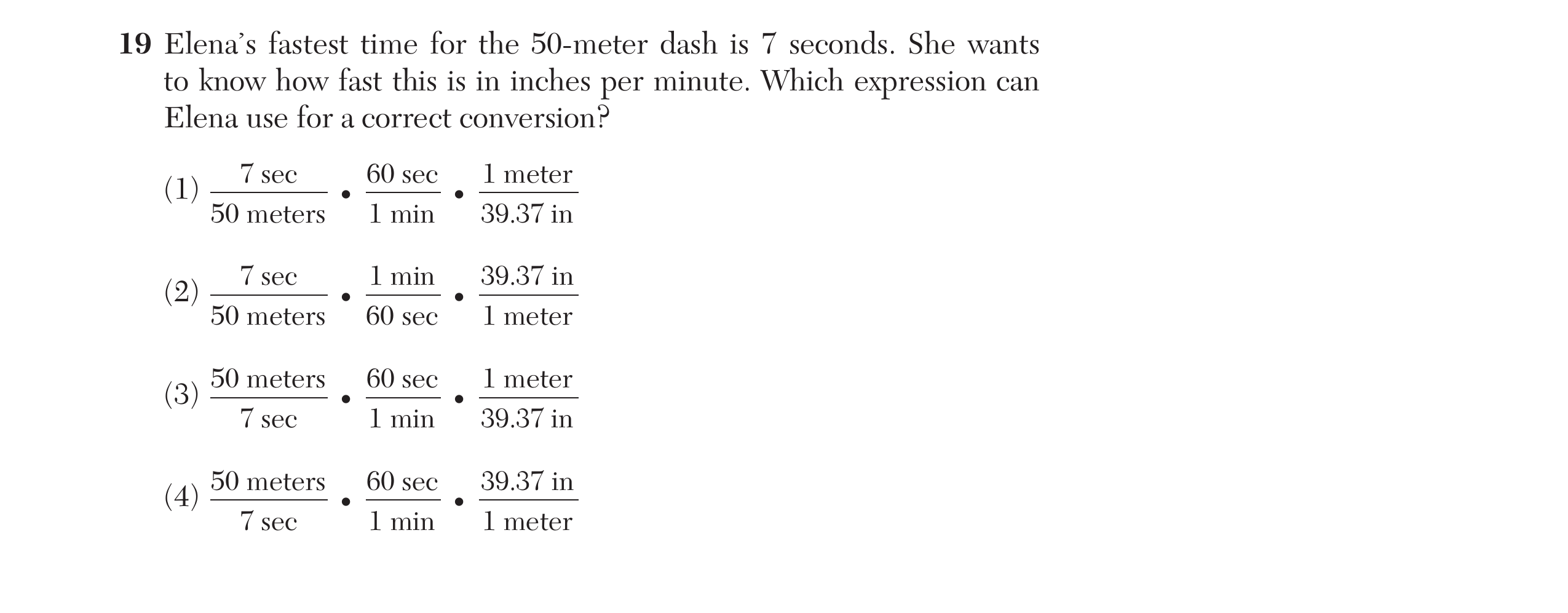 Regents January 2025 Question 19