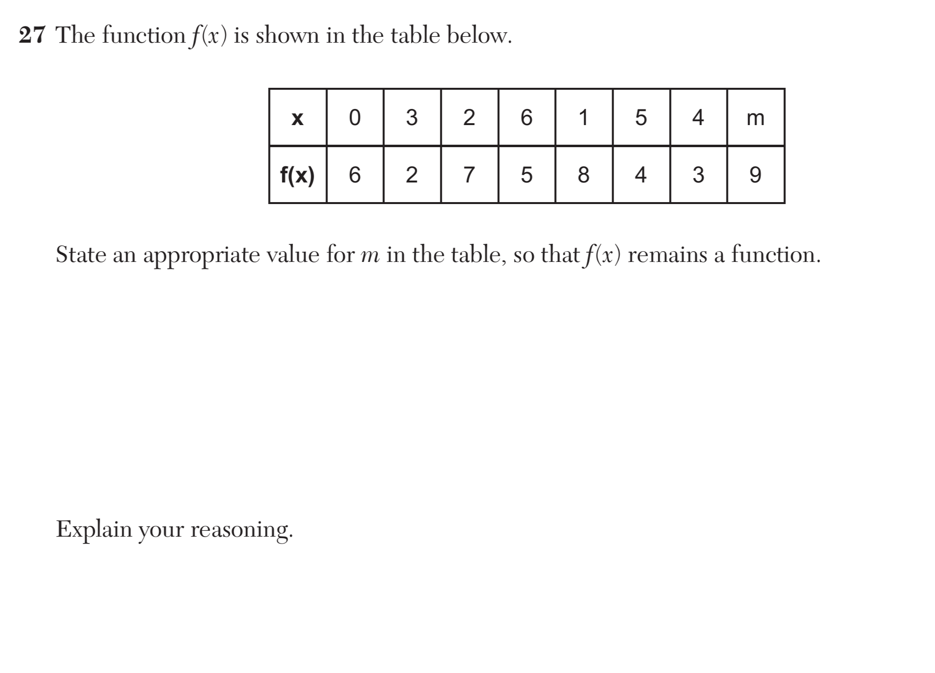 Regents January 2025 Question 27