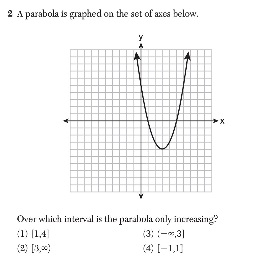 Regents June 2025 Question 2