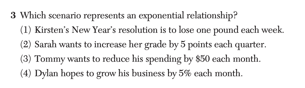 Regents June 2025 Question 3