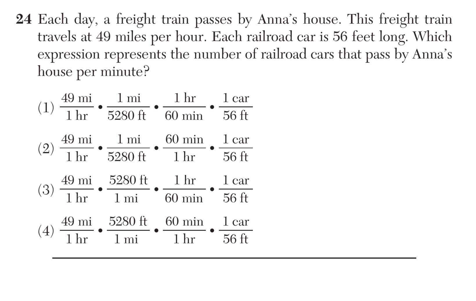 Regents June 2025 Question 24
