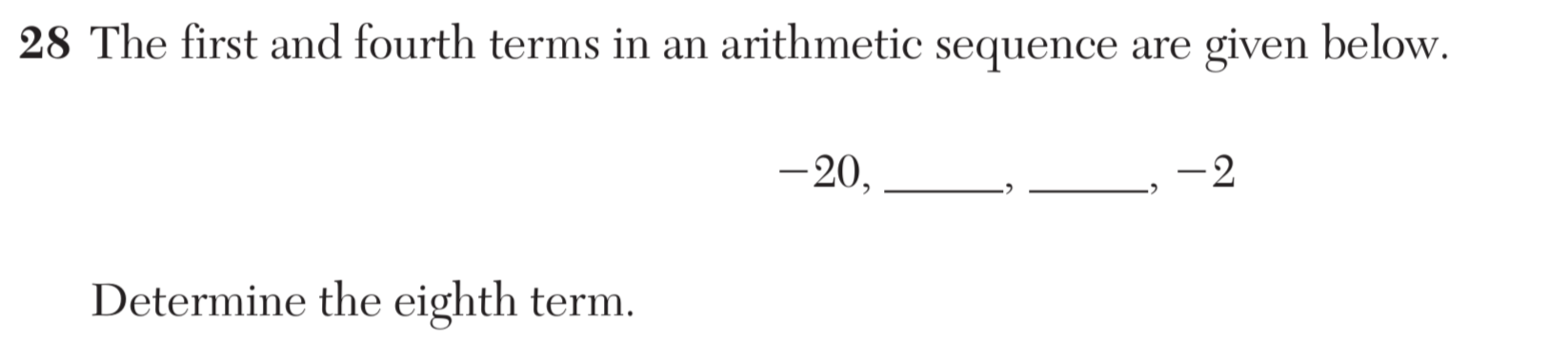 Regents June 2025 Question 28