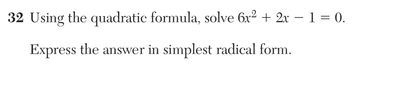 Regents June 2025 Question 32
