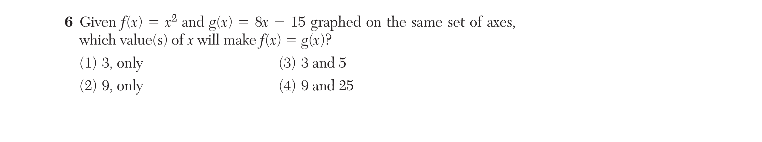 Original screenshot of question 6